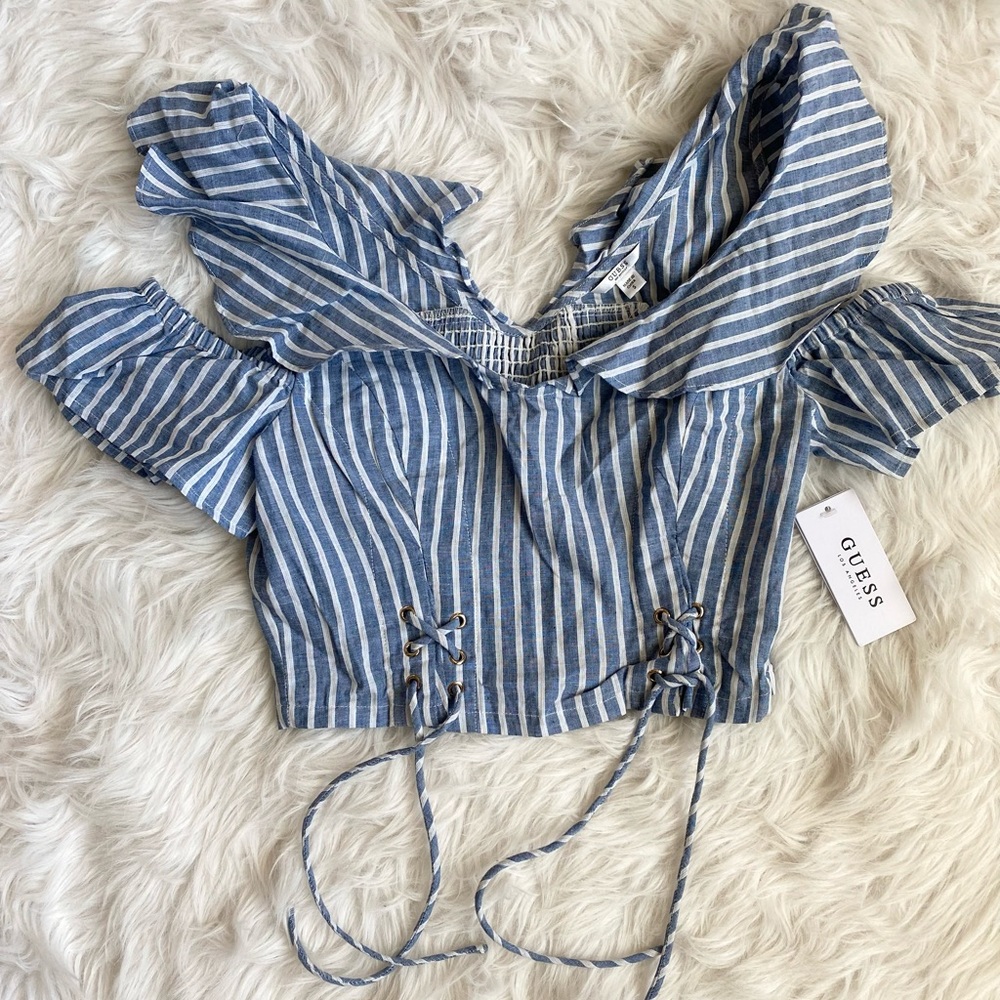 Guess crop top blouse